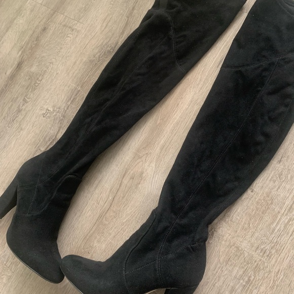 Ivanka Trump above the knees black boots size 5 - Picture 3 of 9